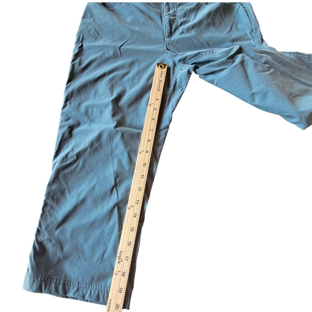Eddie Bauer WR Tech Capri Pants Womens 6 Blue Gray Hiking Outdoor C1361054 - Picture 4 of 8